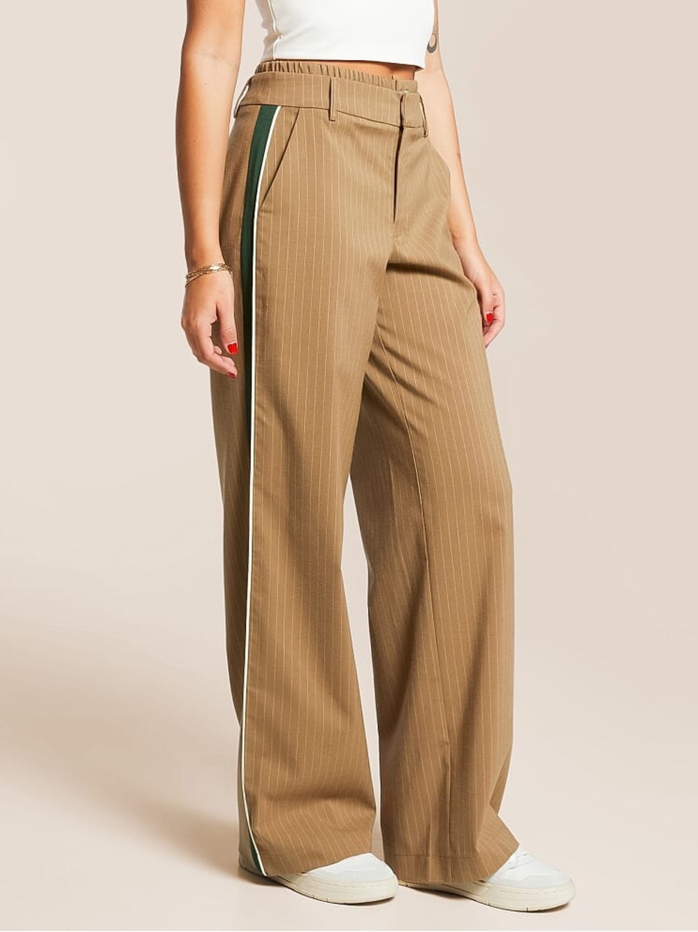 Gilded Intent pinstriped Trouser Pants size M NWT